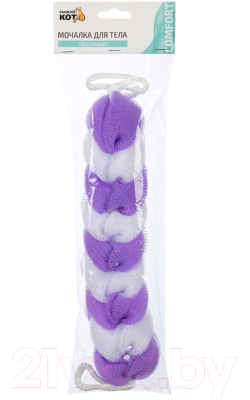Изображение товара Мочалка для тела Рыжий кот Косичка / 310519