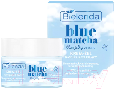 Крем для лица Bielenda Blue Matcha Увлажняющий крем-гель (50мл)