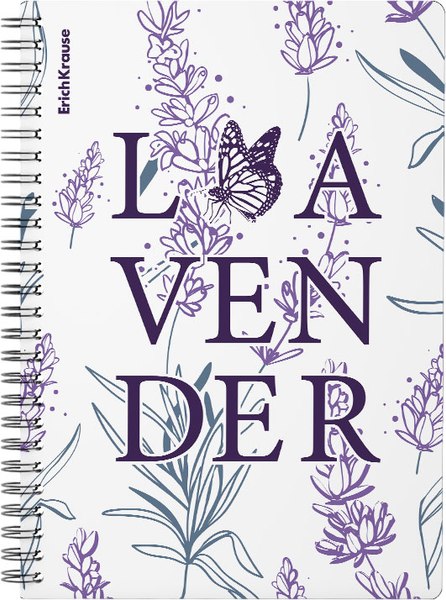 Тетрадь Erich Krause Lavender / 58329 (80л, клетка)