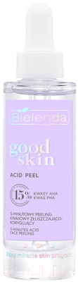 Пилинг для лица Bielenda Good Skin Acid Peel Отшел. коррек. кислотная сыворотка с AHA+PHA (30мл)