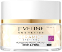Крем для лица Eveline Cosmetics Ceramides & Niacinamide Для моделирования овала лица 70+ (50мл) - 