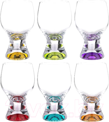 Набор бокалов Bohemia Crystalex Gina Colors 674-800 (6шт)