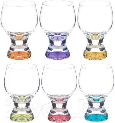 Набор бокалов Bohemia Crystalex Gina Colors 674-894 (6шт)