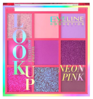 Палетка теней для век Eveline Cosmetics Look Up №1-9 Neon Pink (10г) - 
