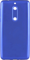Чехол-накладка Case Deep Matte для Nokia 5 (синий, фирменная упаковка) - 