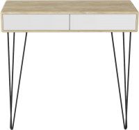 Консольный столик Мебелик Телфорд (дуб сонома/белый) - 