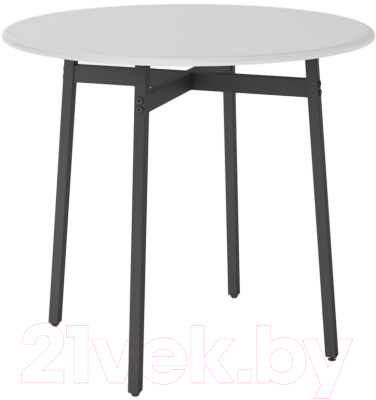 Обеденный стол Мебелик Медисон (белый)