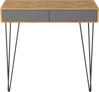 Консольный столик Мебелик Телфорд (дуб американский/графит) - 