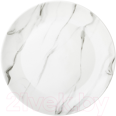 Тарелка столовая обеденная Lefard Bianco Marble / 87-280