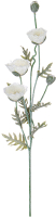 Искусственный цветок Lefard Мак белый / 23-748 - 
