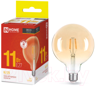 Лампа INhome LED-GL-125-deco / 4690612036489