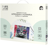 

Набор алмазной вышивки Три совы, Кошачий космос / АМП4050_47621