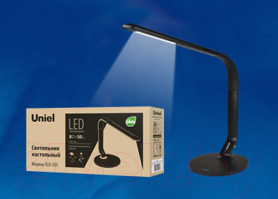 Настольная лампа Uniel TLD-555 / UL-00003648 (черный)