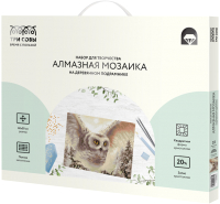 

Набор алмазной вышивки Три совы, Полярная сова / АМП4050_47620