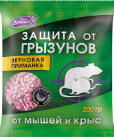 Средство для борьбы с вредителями Прошка Домовой Зерновая приманка (200г) - 