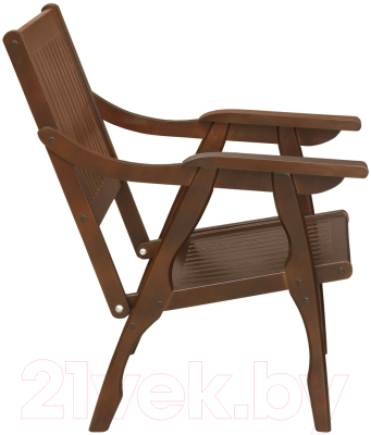 Кресло садовое Мебелик Массив решетка (орех)