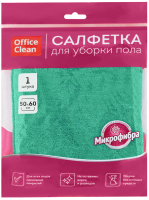 Салфетка хозяйственная OfficeClean Микрофибра Премиум для пола 50x60 / 320865 (зеленый) - 