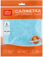 Салфетка хозяйственная OfficeClean Микрофибра Премиум для пола 50x60 / 320866 (голубой) - 