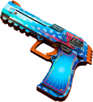 Пистолет игрушечный Дарим Красиво Пистолет-резинкострел / 7560873 (голубой) - 