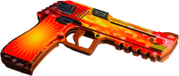 Пистолет игрушечный Дарим Красиво Пистолет-резинкострел / 7560874 (оранжевый) - 