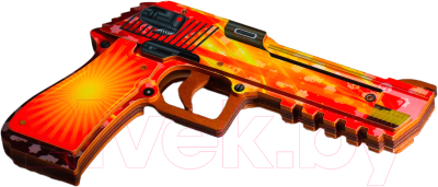 Пистолет игрушечный Дарим Красиво Пистолет-резинкострел / 7560874 (оранжевый)