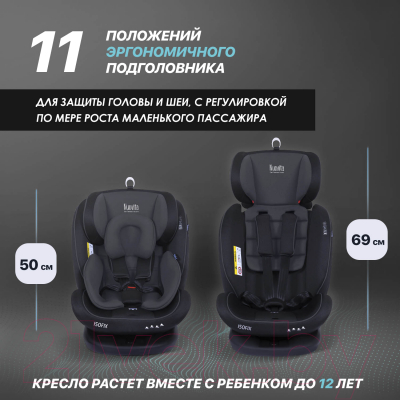 Автокресло Nuovita Maczione / N0123i-1 (черный/бордовый)