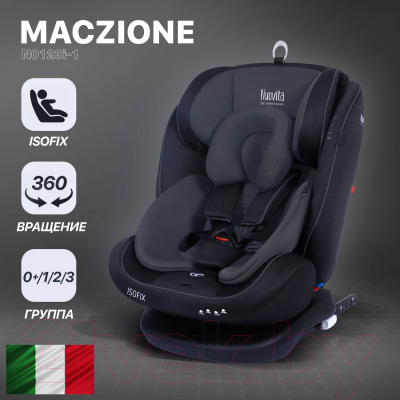 Автокресло Nuovita Maczione / N0123i-1 (серый/черный)