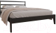 Двуспальная кровать BAMA Пиканто 3 (160x200, черный) - 
