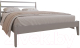 Полуторная кровать BAMA Пиканто 3 (140x200, серый) - 