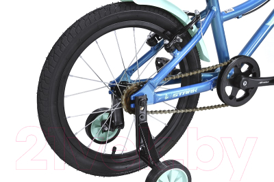 Детский велосипед STARK Foxy 18 2022 (синий/мятный)