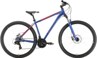 Велосипед STARK 22 Hunter 29.2 D (20, голубой/красный) - 