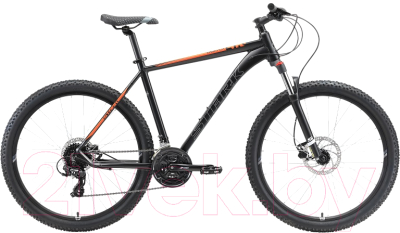 Велосипед STARK Router 27.3 HD 2022 (18, чёрный/оранжевый)