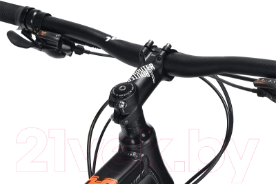 Велосипед STARK Router 27.3 HD 2022 (18, чёрный/оранжевый)
