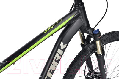 Велосипед STARK Tactic 29.5 FS HD 2022 (18, черный/зеленый)