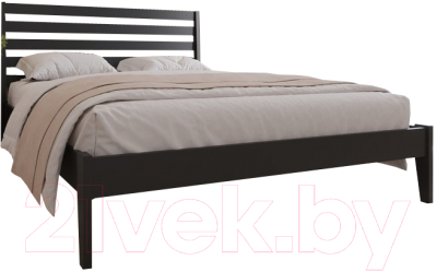 Полуторная кровать BAMA Пиканто 5 (140x200, черный)