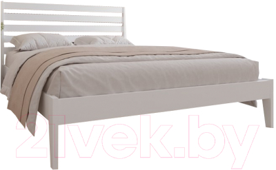 Полуторная кровать BAMA Пиканто 5 (140x200, белый)