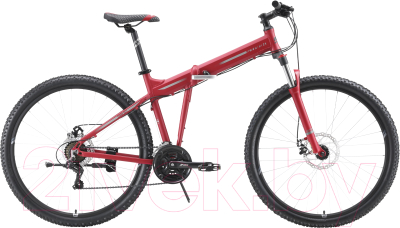 Велосипед STARK Cobra 29.2 D 2023 (18, красный/серый/черный)