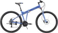 Велосипед STARK Cobra 29.2 HD 2023 (18, синий/серебристый/черный) - 