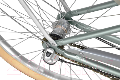 Велосипед STARK Comfort Lady 2023 (16, серебристый/серый)