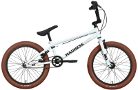 Велосипед STARK Madness BMX 1 2023 (серебристый/черный/коричневый) - 