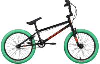 Велосипед STARK Madness BMX 1 2023 (черный/красный/зеленый) - 