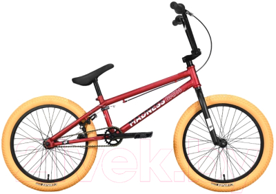 Велосипед STARK Madness BMX 4 2023 (красный/черный/кремовый)