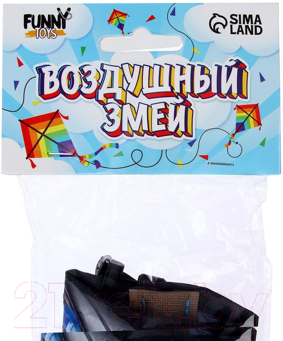 Воздушный змей Funny Toys Цветная бабочка / 320128 — фото 5
