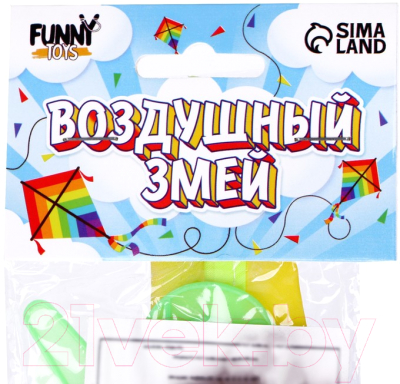 Воздушный змей Funny Toys Ракета / 3925362