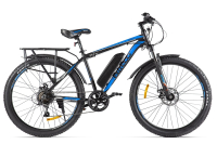 Электровелосипед Eltreco XT 800 New 27.5 350 W (черный/синий) - 