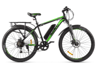 Электровелосипед Eltreco XT 800 New 27.5 350 W (черный/зеленый) - 