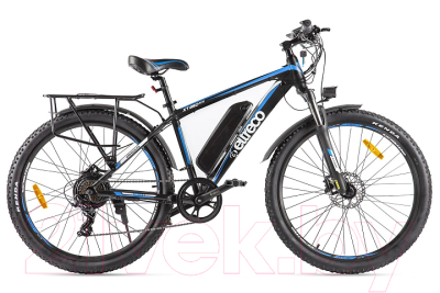 Электровелосипед Eltreco XT 850 New 27.5 500W (черный/синий)