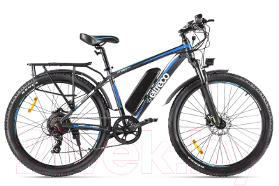 Электровелосипед Eltreco XT 850 New 27.5 500W (серый/синий)