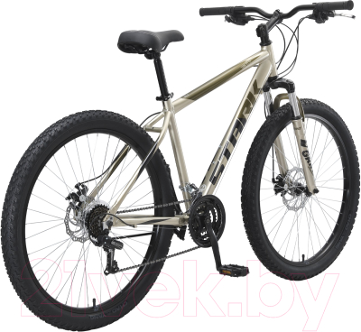 Велосипед STARK Tank 27.1 D+ 2023 (18, золотистый/зеленый/черный)
