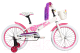 Детский велосипед STARK Tanuki 18 Girl 2023 (фиолетовый/белый) - 